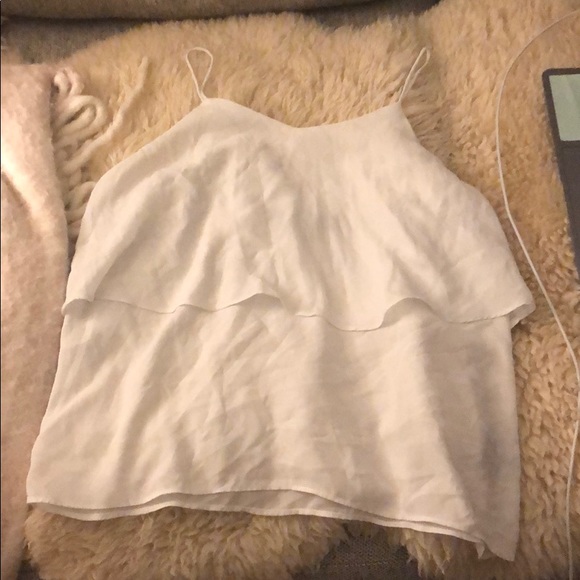 Mossimo Supply Co. Tops - White ruffled tank top